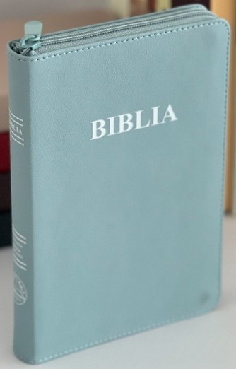 Biblie medie 057 ZTI - albastru deschis